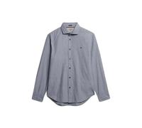 Long sleeve shirt Superdry Cut Away Poplin Gris 3XL