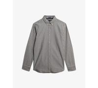 Superdry Classic Oxford Long Sleeve Shirt Grey L Men