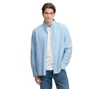 Long sleeve shirt Superdry Oxford Preppy Bleu L