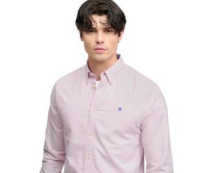 Long sleeve shirt Superdry Oxford Preppy Bleu L