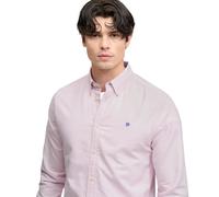 Long sleeve shirt Superdry Oxford Preppy Bleu M