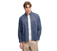 Long sleeve shirt Superdry Oxford Preppy Bleu S