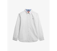 Superdry Preppy Oxford Long Sleeve Shirt White 2XL Men