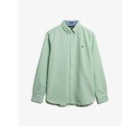Long sleeve shirt Superdry Preppy Oxford Vert S