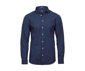 Long sleeve shirt Tee Jays Perfect Oxford Bleu 3XL
