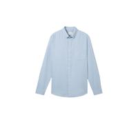 Long sleeve shirt Tom Tailor Oxford Bleu 3XL