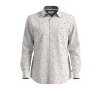 Long Sleeve Shirt with All-Over Print and Italian Collar s.Oliver Rouge 2XL