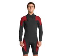 Long Sleeve Shorty Suit Quiksilver 2/2 Mercury Front-Zip Rouge XL