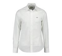 Long Sleeve Stretch Shirt Gant Slim Blanc S