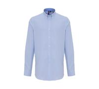 Long Sleeve Striped Oxford Shirt Easy Care Crease Resistant by Premier