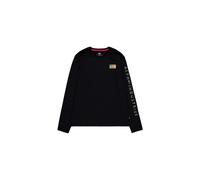 Alpha Industries Camo Sleeve Longsleeve for Men Size XS - black
