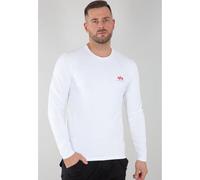 Long sleeve T-shirt Alpha Industries Back Print Heavy Blanc M