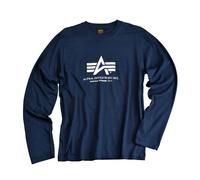 Alpha Industries Basic T-LS Long Sleeve T-Shirt for Men, Navy, 3XL