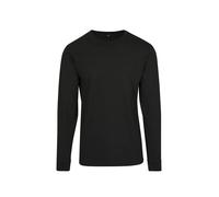 Long Sleeve T-Shirt Build Your Brand Noir 2XL