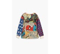 Long sleeve T-shirt Desigual Spider Comic Blanc 7/8 ans