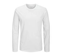 JACK & JONES Jjeorganic Basic Tee LS O-Neck Noos, White, L