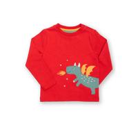 Long sleeve T-shirt Kite Little Dragon Rouge 4 ans