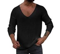Long Sleeve T Shirt Mens Men's T Shirt Long&Short Sleeve Grandpa Collar Polo Shirt Slim Fit Quick Dry Lightweight T-Shirt S-XXL Led Christmas Sweater Men