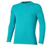 Mizuno Core Impulse Long Sleeve T-shirt Blue L Men