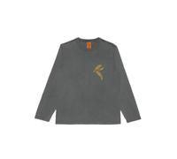 Long Sleeve T-Shirt Nudie Jeans Rudi Life Tracks II Gris L