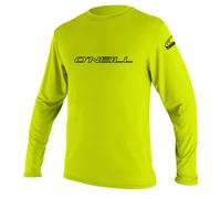O'Neill Youth Basic Skins L/S Sun Shirt - Lime, 10