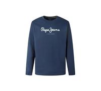 Pepe Jeans Eggo Men's T-Shirt Slim Fit Long Sleeve Blue (Navy), XL
