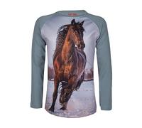 Long sleeve T-shirt Red Horse Pixel FW22
