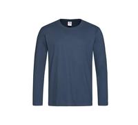 Stedman Men's Long Sleeve T-Shirt Classic-T ST2500 Regular Fit Navy Blue X-Large