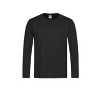 Stedman Apparel Men's Classic-T Long Sleeve/ST2500 T-Shirt, Black Opal, Large