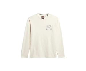 Long sleeve T-shirt Superdry Athletic Essential Blanc XL