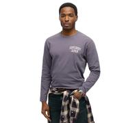 Long sleeve T-shirt Superdry Athletic Essential Violet M