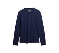 Long sleeve T-shirt Superdry Classic Essential Grandad Bleu S