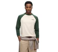 Long sleeve T-shirt Superdry Essential Logo Baseball Vert 2XL