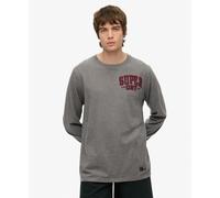 Long sleeve T-shirt Superdry Vintage Athletic Chest Gris S