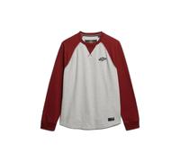Long sleeve T-shirt Superdry Vintage Athletic Gris L