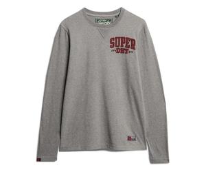 Long sleeve T-shirt Superdry Vintage Athletic Gris 2XL