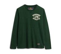 Superdry Vintage Athletic Chest Long Sleeve T-shirt Green 2XL Men