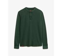 Long sleeve T-shirt Superdry Vintage Textured Grandad Vert S