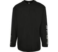 Long sleeve T-shirt Urban Classics chinese symbol oversized Noir M