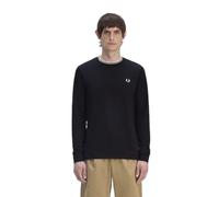 Long sleeve T-shirt with double piping Fred Perry Bleu S