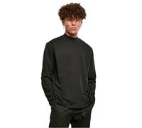 Long sleeve T-shirt with thick stand-up collar Urban Classics Noir S