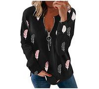 Long Sleeve t Shirts Women Black Plus Stretch Womens Tops Aesthetic Shoulder Baggy Henley tee Blouse tee Crop Tops Deal of The Day