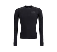Long Sleeve Thermal Jersey with Iconic Monogram - male - MM6 Maison Margiela - Long Sleeve T-Shirts - Black - S - Tops S