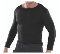 Long Sleeve Thermal Vest Black S
