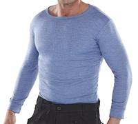 LONG SLEEVE THERMAL VEST BLUE XXXL