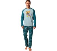 Long Sleeve Top and Trousers Pyjamas Admas Lost Mickey Disney Bleu M