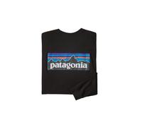 Patagonia Long Sleeve T-shirt M'S L/S P-6 LOGO RESPONSIBILI-TEE in Black EU XS