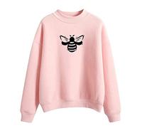 Long Sleeve Tops Women Y2K Cotton Stretch Women Long-Sleeved Printed Pullover Top O Neck Winter Casual Shirt Pleated Slim Stretchy Casual Shirt Top Clothes Tops Jumpers Warehouse Deals