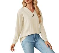 Long Sleeve Tops Women Y2K Round Neck Womens Tops Black Baggy Fit Polka Dot Tunic Clothes Casual Wear Deals of The Day Sale Prime