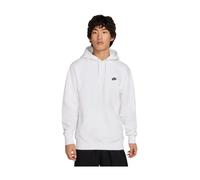 Nike Club Men's Pullover Fleece Hoodie - White - Cotton/Polyester XL